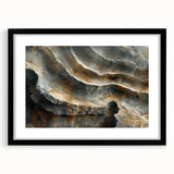 Extra large abstract art print with vibrant, colorful textures on canvas, ideal for living room decor.