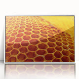 Art deco poster featuring a serene landscape with soft pastel colors on canvas, suitable for nursery wall art.