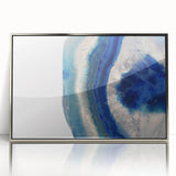 Mid-century modernist art depicting a serene forest landscape in muted green and brown tones, ideal for nursery wall decor.