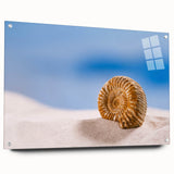 Large abstract wall art featuring swirling blues and greens on canvas, suitable for bedroom or dining room decor.