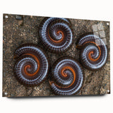 Large abstract wall art depicting flowing blue and green colors on canvas, ideal for bedroom or dining room decor.