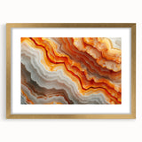 Extra large abstract art print on canvas featuring textured, swirling patterns in earthy tones, ideal for living room decor.