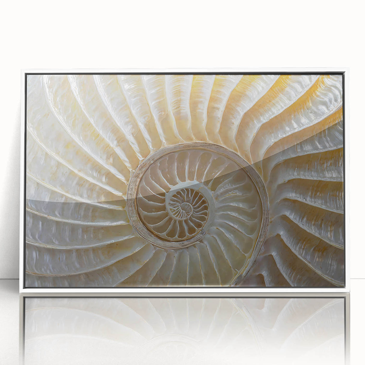 Art deco poster featuring a serene nature scene in muted green and blue tones on canvas, ideal for nursery wall decor.