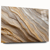 Large abstract wall art depicting swirling blue and green tones on canvas, suitable for bedroom or dining room decor.