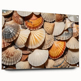 Large abstract wall art depicting a serene forest in muted green and brown tones on canvas.