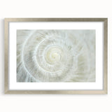 Textured abstract art print featuring swirling blue and gray tones on canvas, suitable for enhancing a bedroom's ambiance.