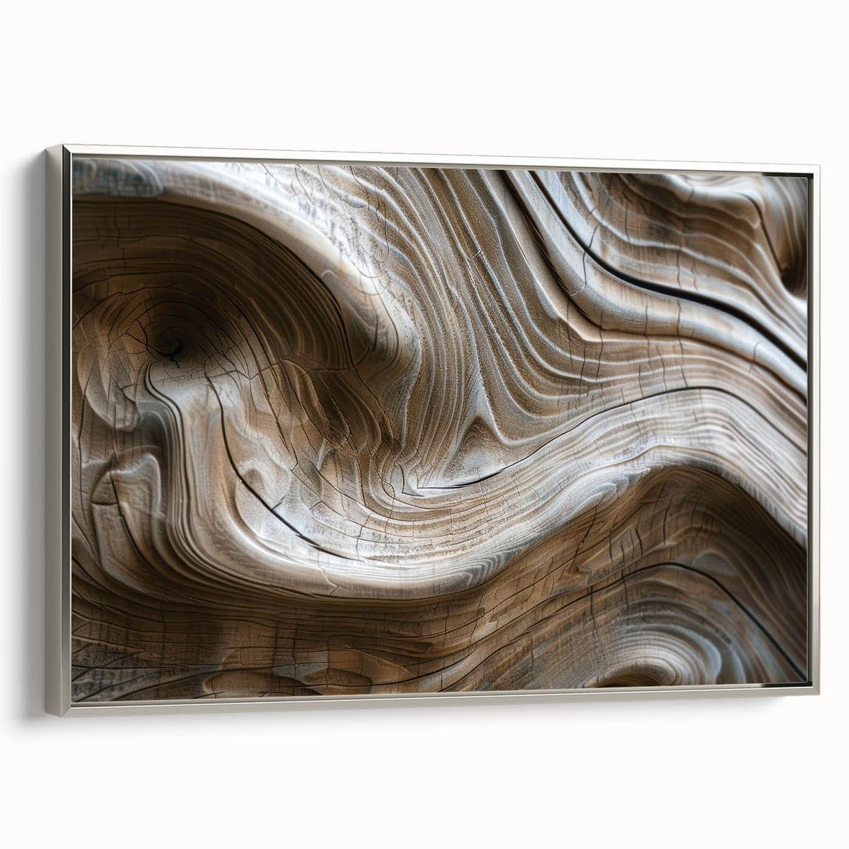 Landscape art painting on canvas featuring a vintage-style black tree against a backdrop of colorful abstract sky.