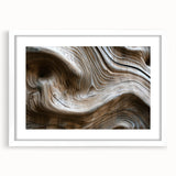 Abstract art print featuring swirling blue and green patterns on canvas, suitable for bedroom or dining room decor.