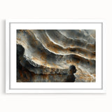 Abstract art print featuring swirling blue and green patterns on canvas, suitable for bedroom or dining room decor.