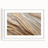 Abstract art print featuring swirling blue and green tones on canvas, ideal for dining room or bedroom decor.