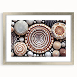 Textured abstract art print featuring swirling blue and green hues on canvas, suitable for bedroom art.