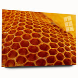 Large abstract wall art featuring swirling blue and gray tones on canvas, ideal for bedroom or dining room decor.