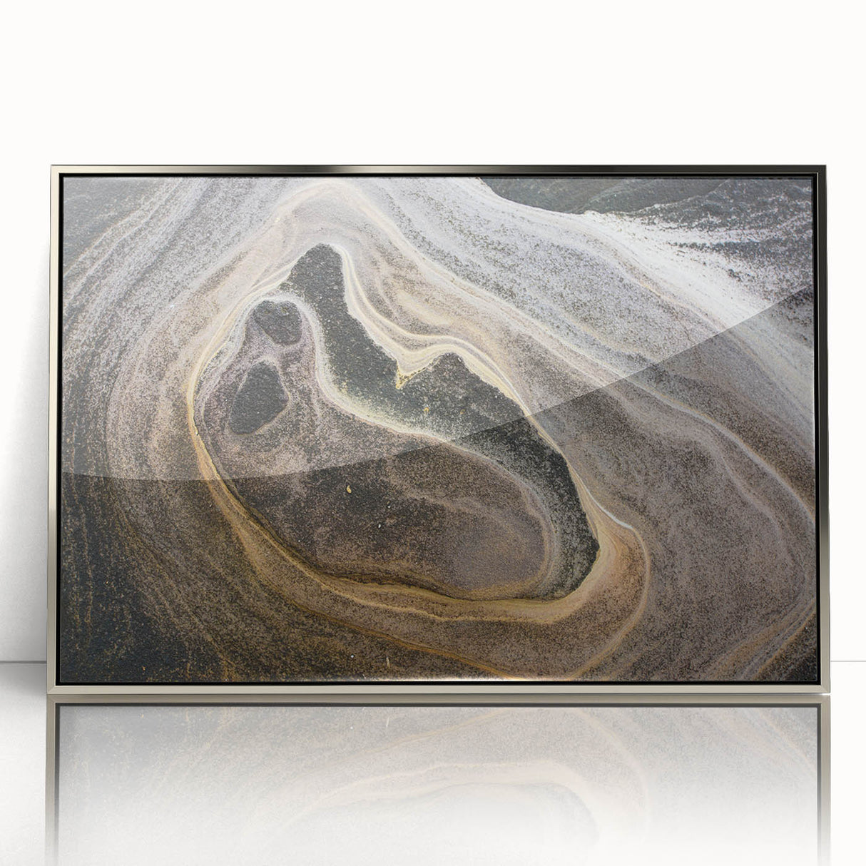 Mid-century modernist art featuring a serene landscape with soft pastel shades on canvas, ideal for nursery wall art.