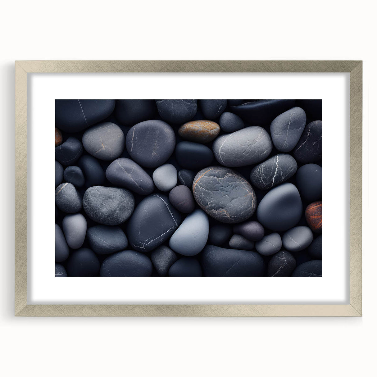 Textured abstract art print in muted earth tones on canvas, suitable for enhancing bedroom ambiance.