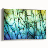 Landscape art painting featuring a colorful forest scene on a vintage poster, ideal for adding a touch of nature to any room.