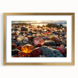 Extra large abstract art print in textured blues and greens on canvas, ideal for living room decor.