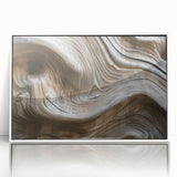 Art deco poster featuring serene landscape with soft pastel hues on canvas, suitable for nursery wall art.