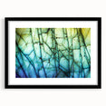 Extra large abstract art print with vibrant, colorful textures on canvas, ideal for living room decor.