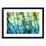 Extra large abstract art print with vibrant, colorful textures on canvas, ideal for living room decor.