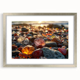 Textured art print featuring abstract swirls in muted earth tones on canvas, suitable for bedroom decor.