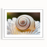 Abstract art print featuring swirling blue and green patterns on canvas, suitable for bedroom or dining room decor.