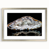 Textured abstract art print in muted earth tones on canvas, ideal for bedroom wall decor.