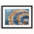 Extra large abstract art print featuring a textured mix of vibrant colors on canvas, suitable for living room decor.