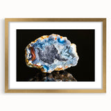 Extra large abstract art print with textured designs in vibrant earth tones on canvas, ideal for living room decor.