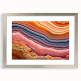 Textured art print of abstract shapes in soft blue and beige tones on canvas, suitable for bedroom decor.