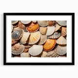 Extra large abstract art print featuring a colorful, textured pattern on canvas, ideal for living room decor.