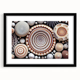 Extra large abstract art print on canvas, featuring textured swirls in vibrant colors, ideal for living room decor.