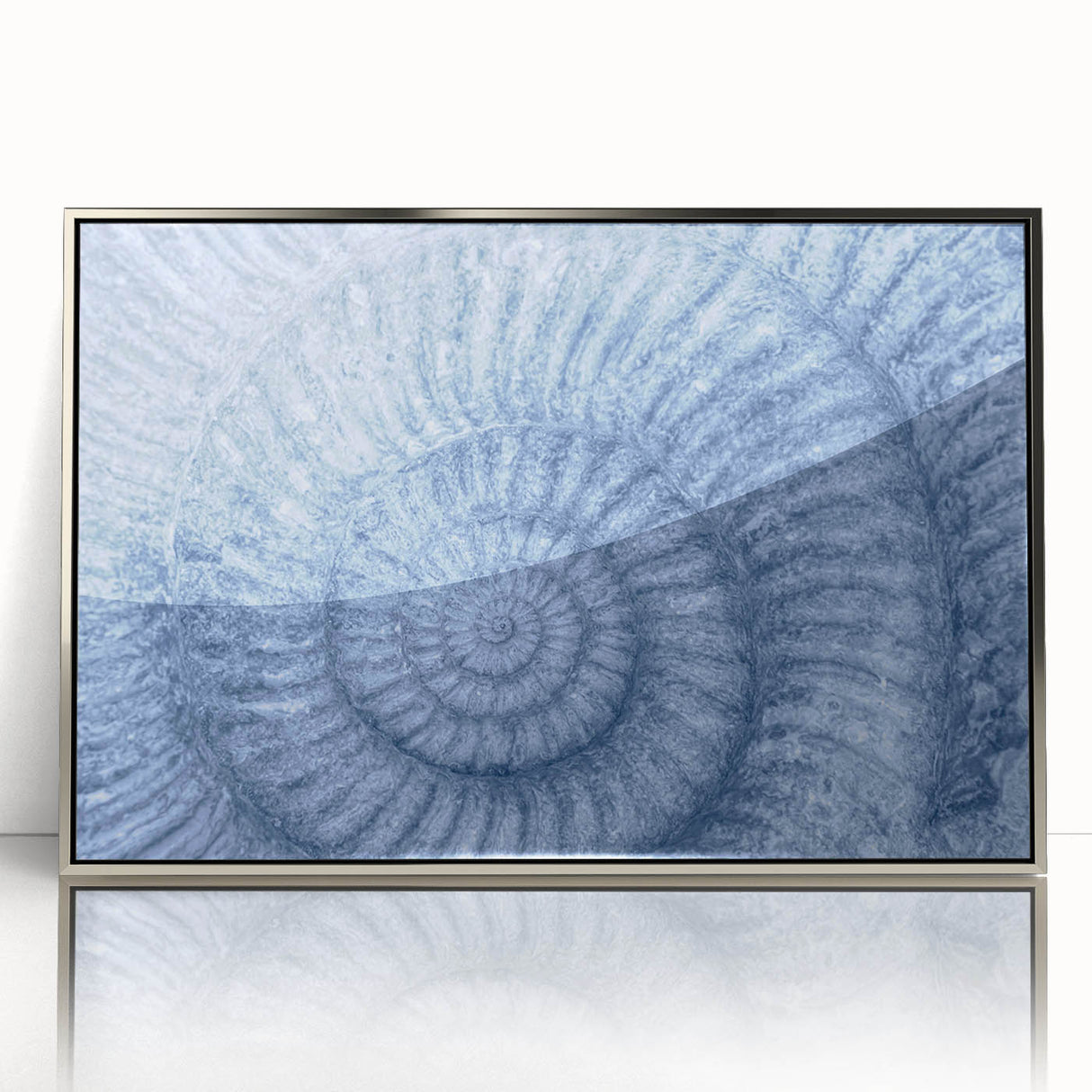 Mid-century modernist art depicting a serene forest scene in muted green and brown tones on canvas.