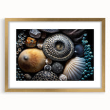 Textured abstract art print in neutral and earth tones on canvas, ideal for extra large wall art in a living room.