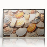 Mid-century modernist art depicting stylized forest in muted green and brown tones, ideal for nursery wall art.