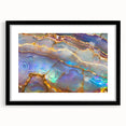 Extra large abstract art print featuring vibrant, textured swirls of color on canvas, ideal for living room decor.