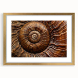 Extra large abstract art print featuring textured swirls in earthy tones on canvas, ideal for living room decor.