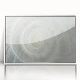 Art deco poster featuring a minimalist nature scene in soft pastel shades, ideal for nursery wall art.