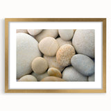 Extra large abstract art print on canvas, featuring a textured blend of muted blues and grays, ideal for living room decor.