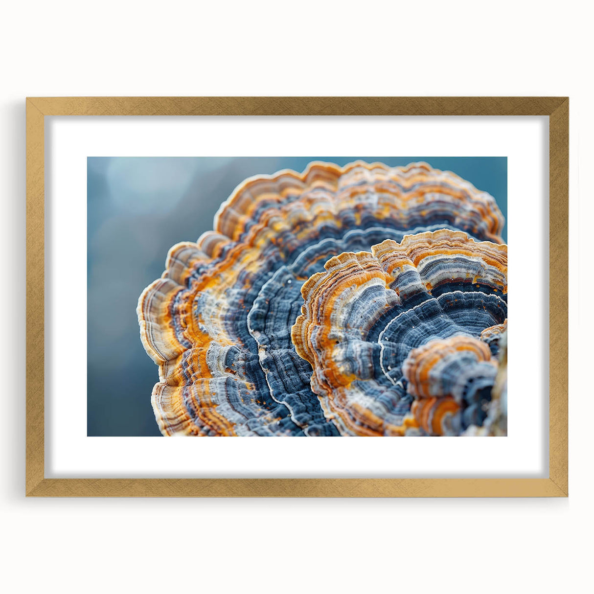 Extra large abstract art print on canvas, featuring textured swirls in earth tones, ideal for living room decor.
