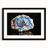 Abstract art print featuring vibrant, colorful swirls on a textured, extra large canvas, ideal for living room decor.