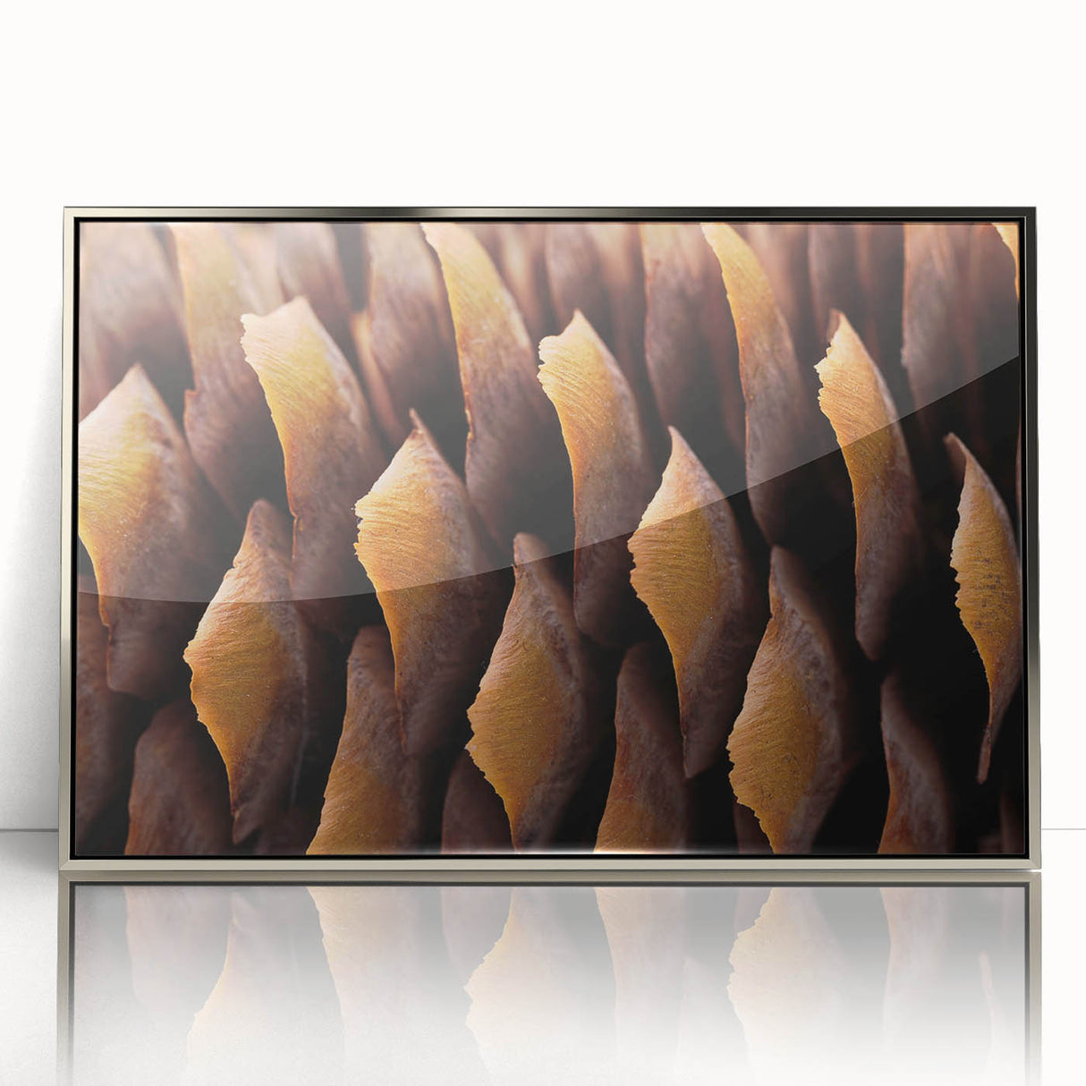 Mid-century modernist art depicting a serene landscape in muted earth tones on canvas, ideal for nursery wall decor.