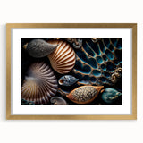 Extra large abstract art print on canvas, featuring textured swirls in earthy tones, suitable for living room decor.
