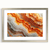 Textured abstract art print in earthy tones on canvas, suitable for bedroom wall decor.