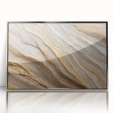 Mid-century modernist art poster featuring geometric shapes in muted earth tones, ideal for nursery wall decor.