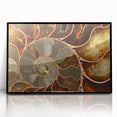 Large abstract wall art featuring swirling blue and green patterns on canvas.