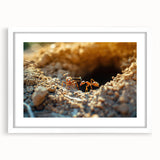 Abstract art print with swirling blue and green patterns on canvas, suited for bedroom or dining room decor.