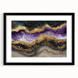 Extra large abstract art print featuring vibrant, colorful swirls on textured canvas, ideal for living room decor.