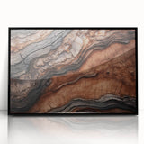 Large abstract wall art featuring swirling blue and green tones on canvas, ideal for modern living room decor.