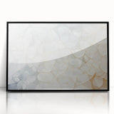 Large abstract wall art featuring swirling patterns in muted earth tones on canvas, ideal for modern living room decor.