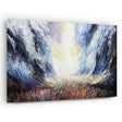 Splitting of the Sea by Yossi Bitton – modern Jewish art of Red Sea crossing